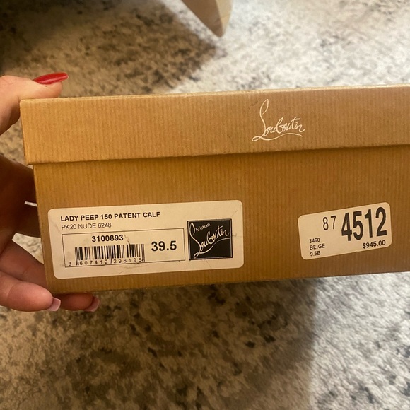 Christian Louboutin Lady Peep Nude Heel - Picture 5 of 10